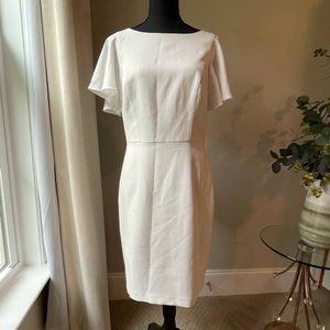 WHBM Size 6 White Dress